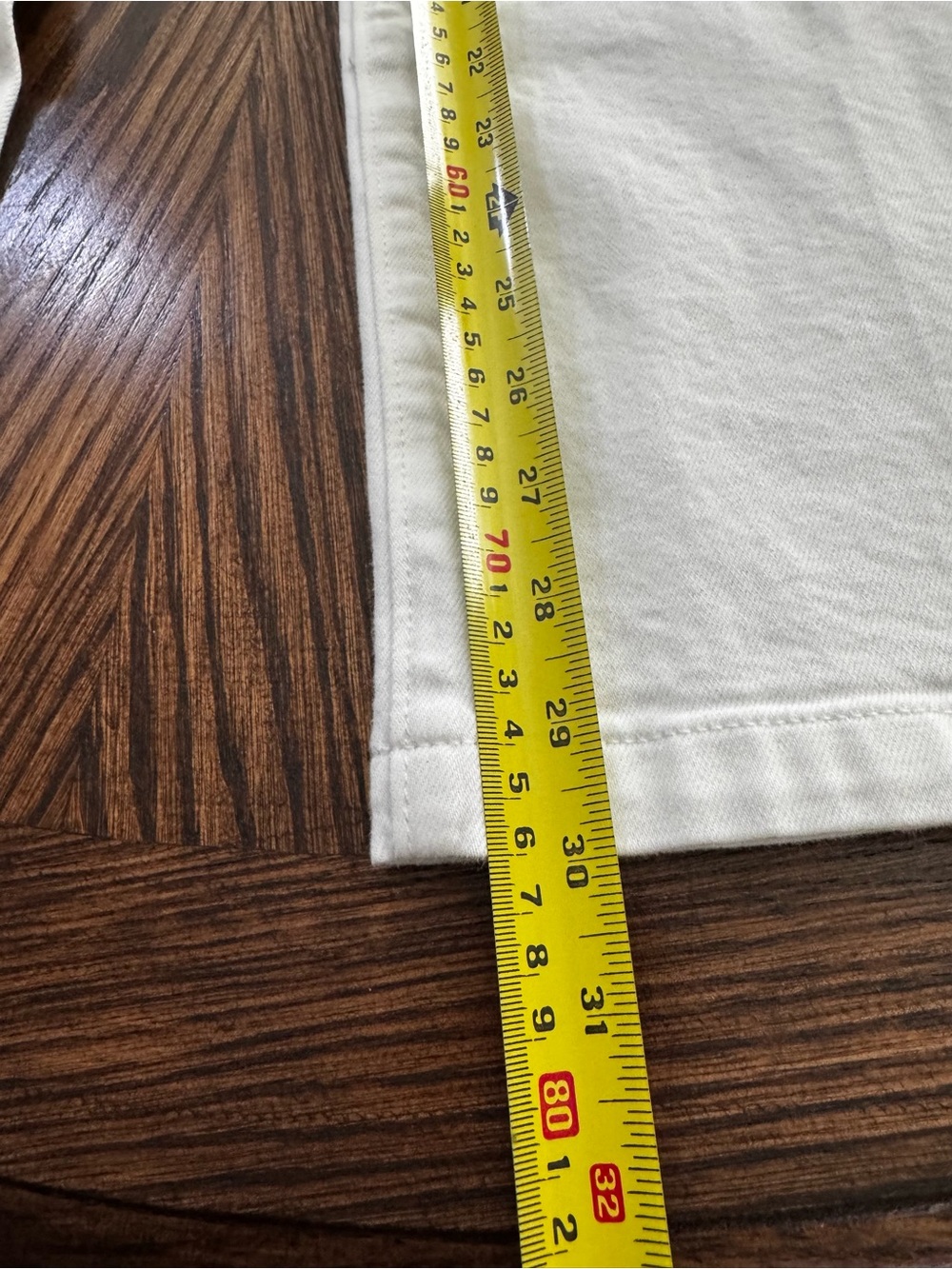 Ann Taylor Mid Rise Wide Leg White Jeans Size 4 Regular - Picture 3 of 5